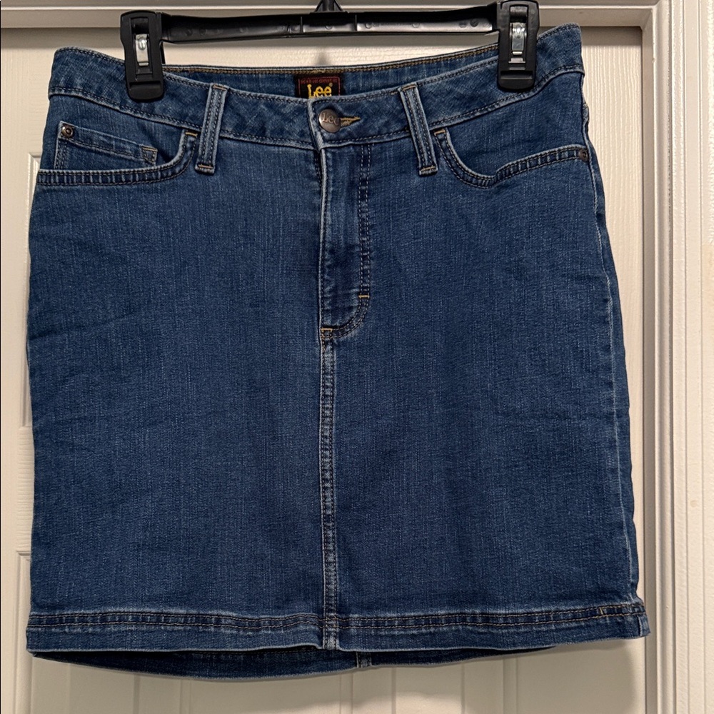 Lee Classic Blue Denim Skirt